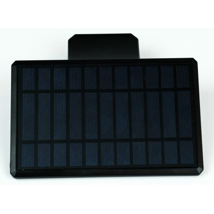 Iluminação solar de parede LED com sensor LED/2,6W/5,5V IP65 1800 mAh preto