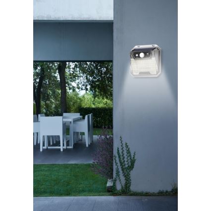 Iluminação solar de parede LED com sensor LED/3W/5,5V IP65 1200 mAh