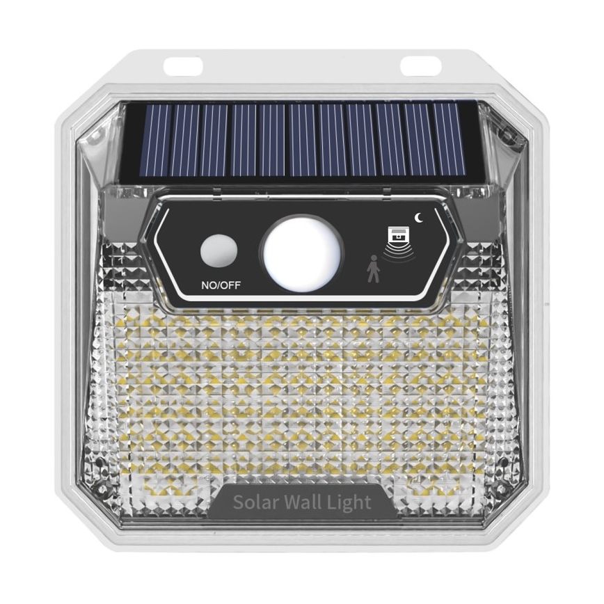 Iluminação solar de parede LED com sensor LED/3W/5,5V IP65 1200 mAh