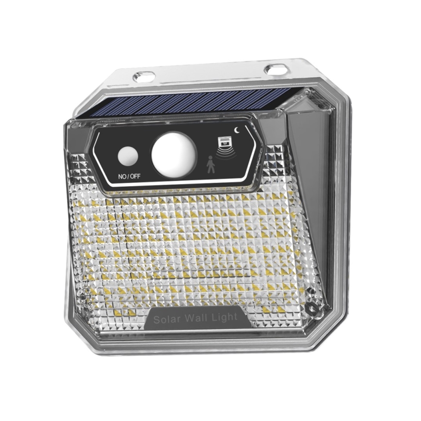 Iluminação solar de parede LED com sensor LED/3W/5,5V IP65 1200 mAh