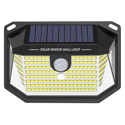 Iluminação solar de parede LED com sensor LED/4W/5,5V IP65 1200 mAh