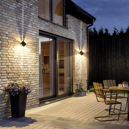 Luminária de parede solar LED com sensor LED/2W/5V IP54 1300 mAh