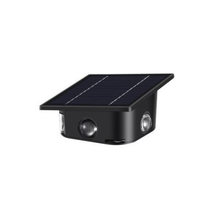 Luminária de parede solar LED com sensor LED/2W/5V IP54 1300 mAh