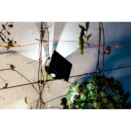 Luminária de parede solar LED com sensor LED/2W/5V IP54 1300 mAh