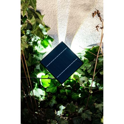 Luminária de parede solar LED com sensor LED/2W/5V IP54 1300 mAh
