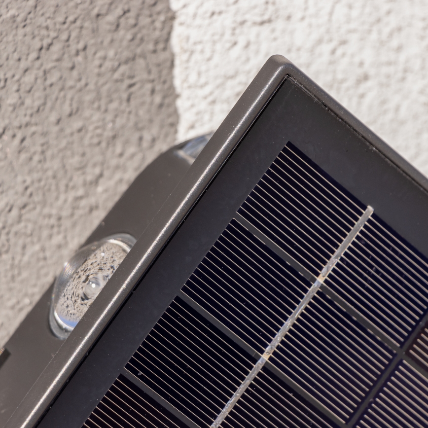 Luminária de parede solar LED com sensor LED/2W/5V IP54 1300 mAh