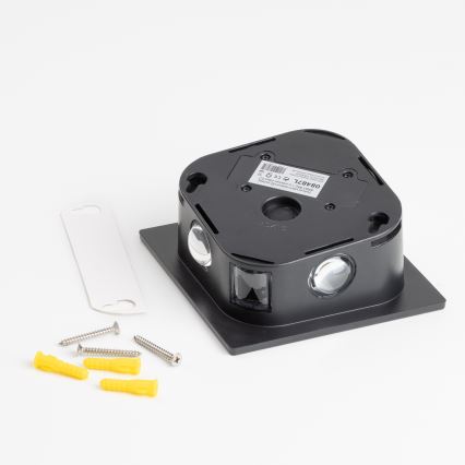 Luminária de parede solar LED com sensor LED/2W/5V IP54 1300 mAh