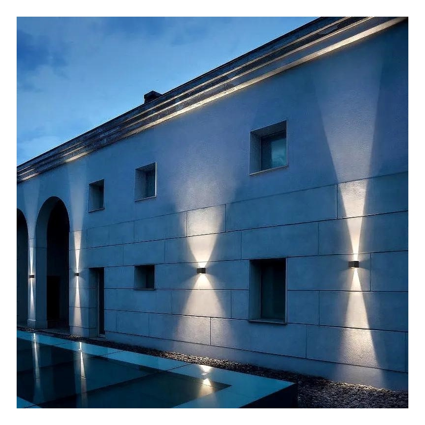 Luminária de parede solar LED com sensor LED/2W/5V IP54 1300 mAh