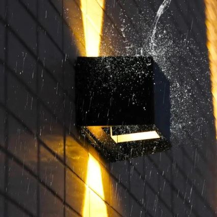 Luminária de parede solar LED com sensor LED/2W/5V IP54 1300 mAh