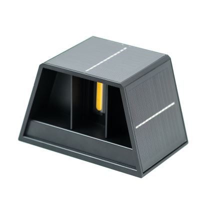 Luminária de parede solar LED com sensor LED/2W/5V IP54 1300 mAh
