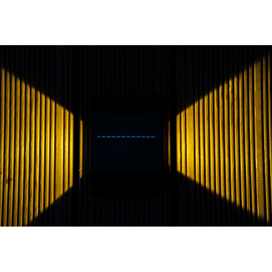 Luminária de parede solar LED com sensor LED/2W/5V IP54 1300 mAh