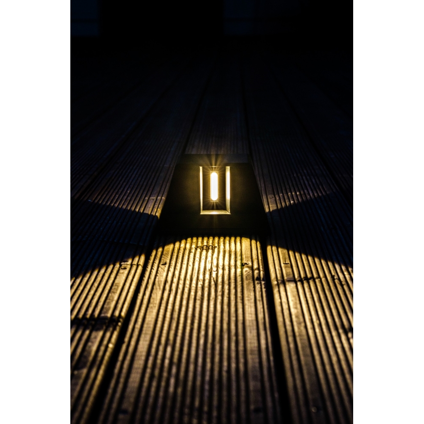 Luminária de parede solar LED com sensor LED/2W/5V IP54 1300 mAh