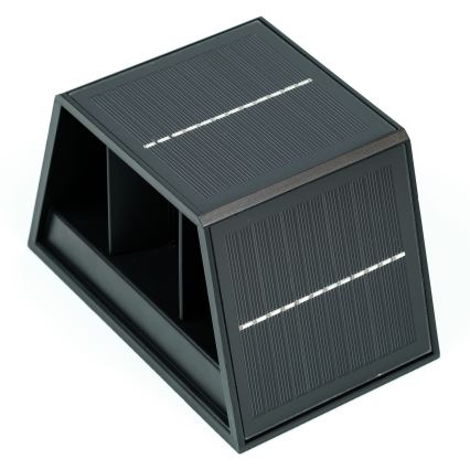 Luminária de parede solar LED com sensor LED/2W/5V IP54 1300 mAh