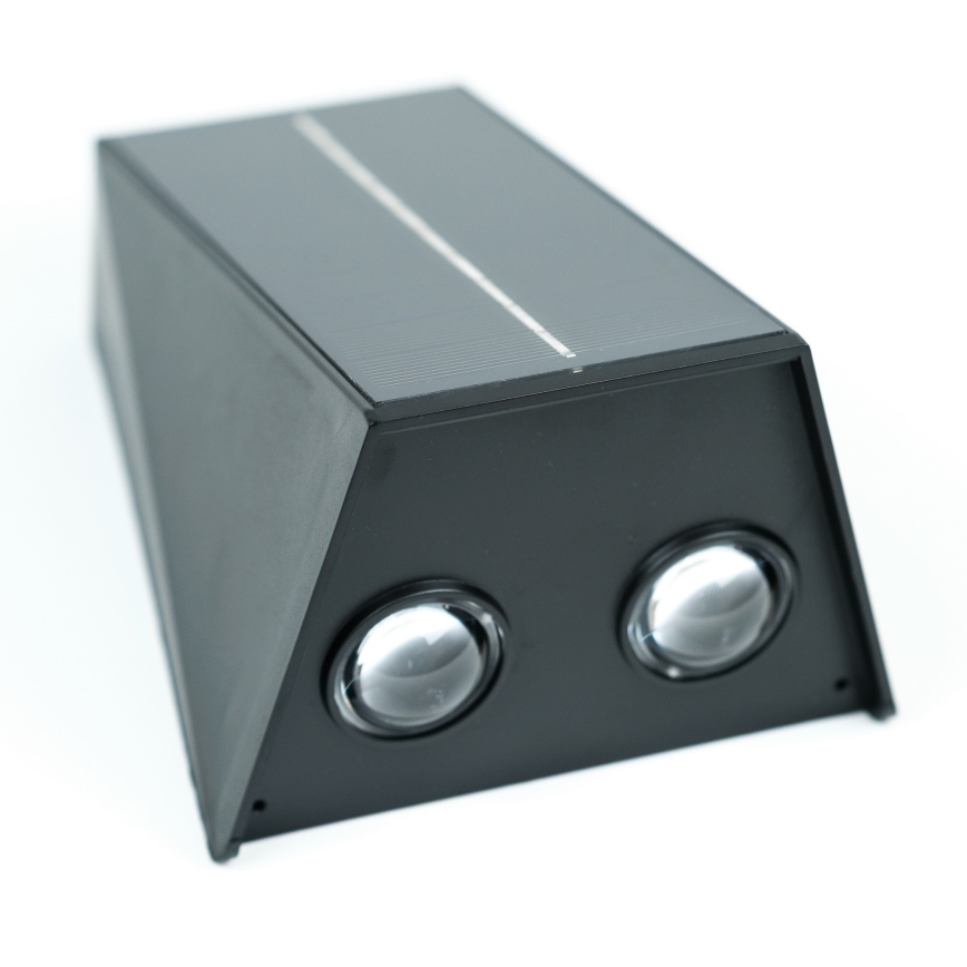 Luminária de parede solar LED com sensor LED/2W/5V IP54 1300 mAh