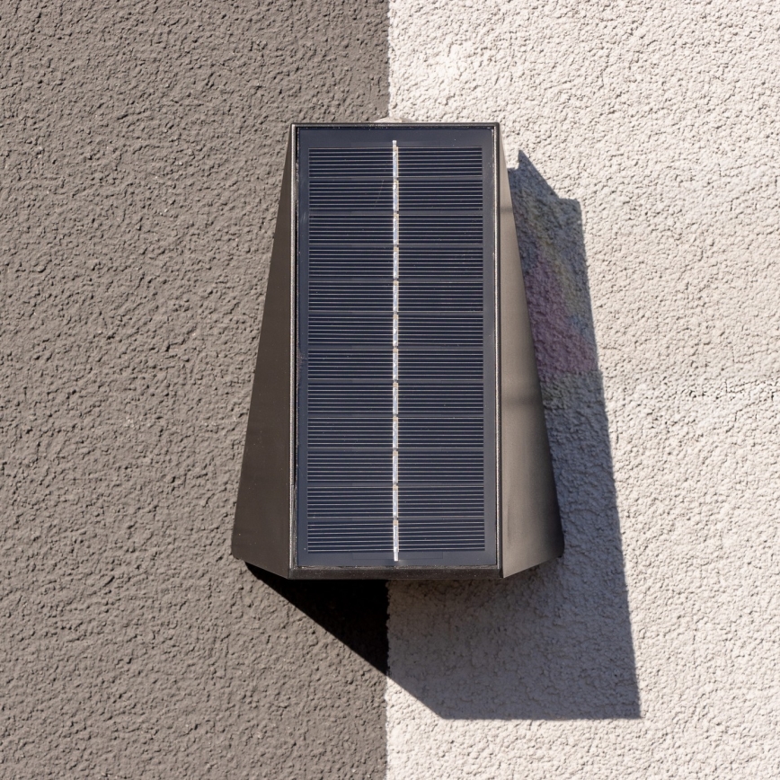 Luminária de parede solar LED com sensor LED/2W/5V IP54 1300 mAh