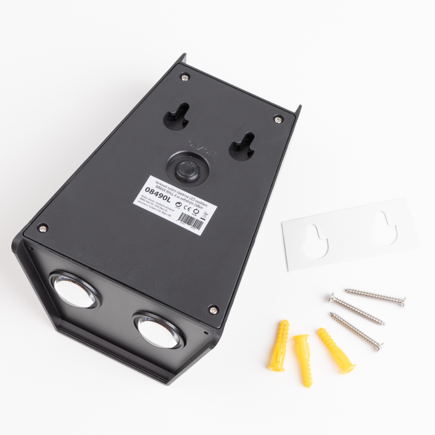 Luminária de parede solar LED com sensor LED/2W/5V IP54 1300 mAh