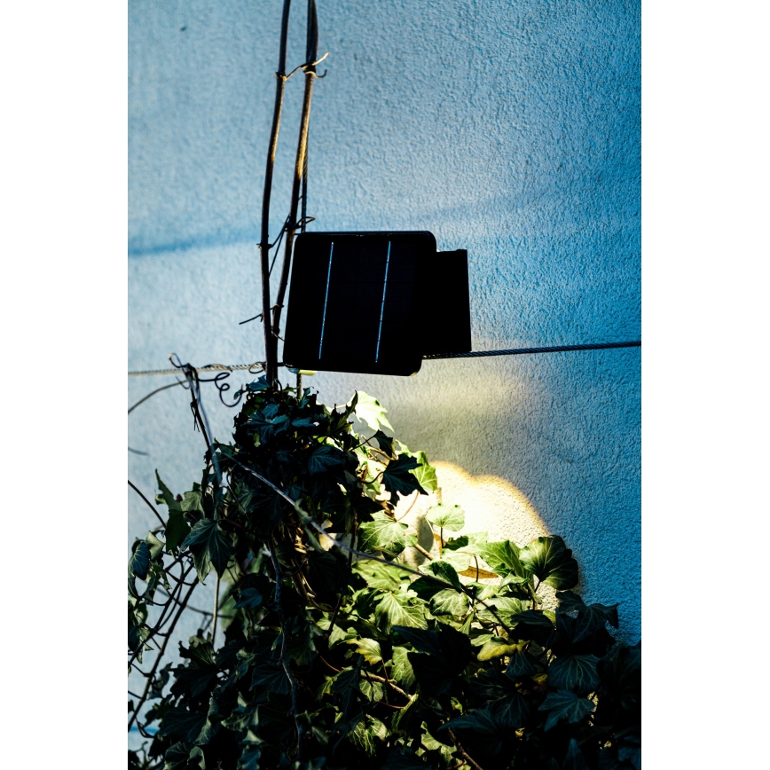 Luminária de parede solar LED com sensor LED/2W/5V IP54 1300 mAh