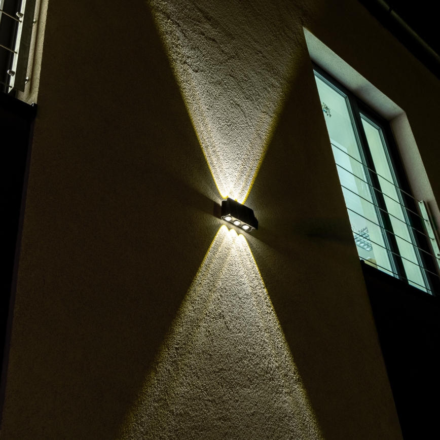 Luminária de parede solar LED com sensor LED/2W/5V IP54 1300 mAh