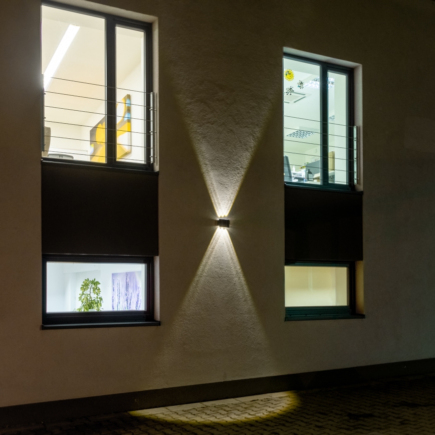 Luminária de parede solar LED com sensor LED/2W/5V IP54 1300 mAh