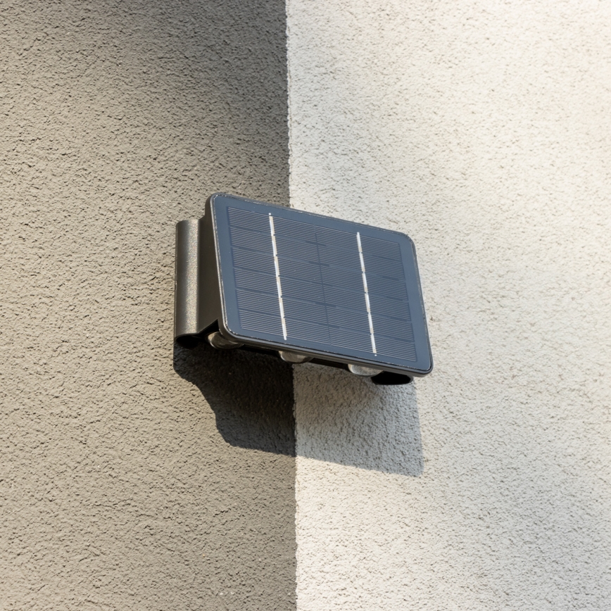 Luminária de parede solar LED com sensor LED/2W/5V IP54 1300 mAh