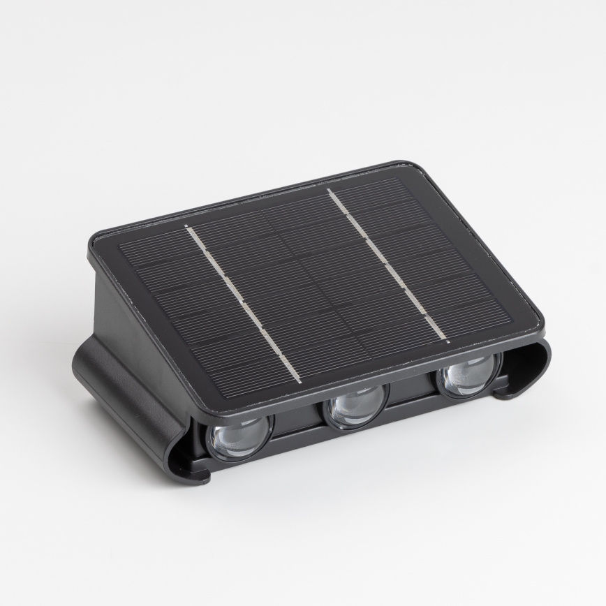 Luminária de parede solar LED com sensor LED/2W/5V IP54 1300 mAh