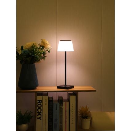 Lâmpada solar exterior LED regulável com sensor LED/4W/5V IP44 3600 mAh