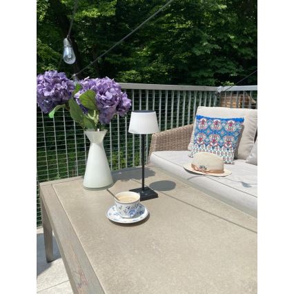 Lâmpada solar exterior LED regulável com sensor LED/4W/5V IP44 3600 mAh