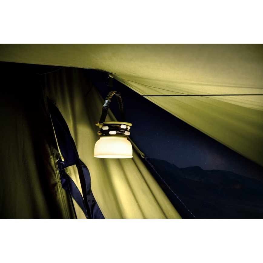 Lâmpada portátil solar recarregável LED RGB com corrente de LED LED/10W/5V 3600 mAh IP65 3600 mAh