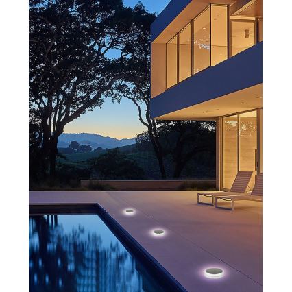 Iluminação solar LED exterior com sensor LED/0,4W/3,2V IP54 500 mAh