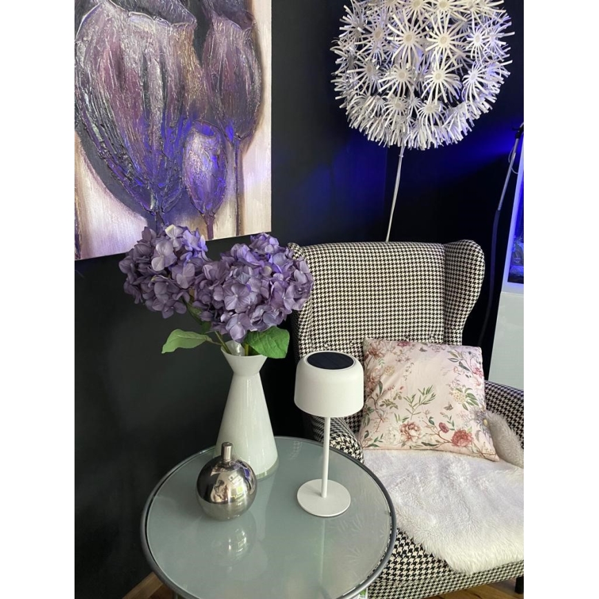 Lâmpada solar LED externa regulável LED/4W/5V 3600mAh IP44