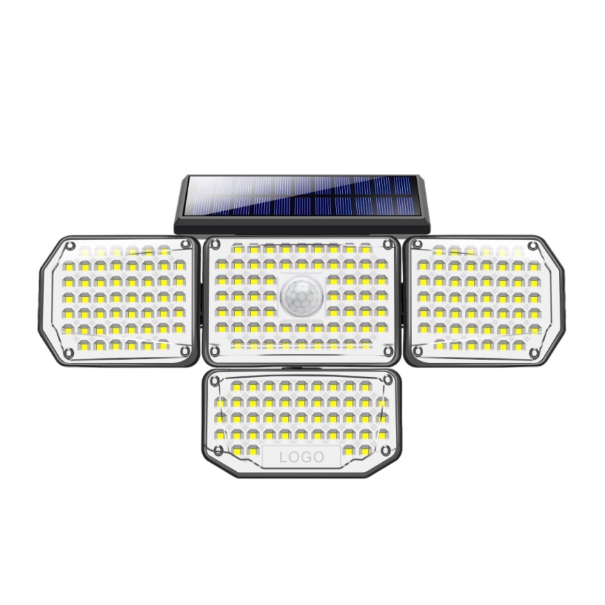 Luminária de parede solar LED com sensor LED/5W/5,5V 3000K/6500K IP44 1200 mAh