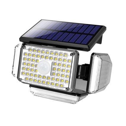 Luminária de parede solar LED com sensor LED/5W/5,5V 3000K/6500K IP44 1200 mAh