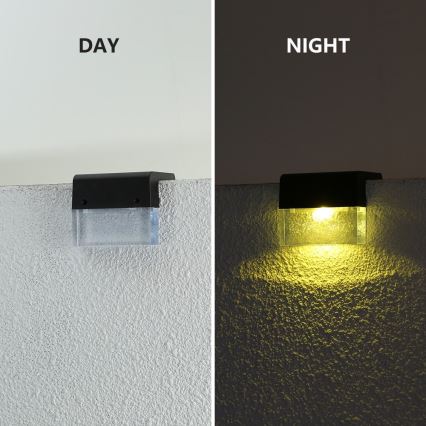 CONJUNTO 2x Luminária de Parede Solar LED RGB LED/1W/1,2V 3500K IP65 600 mAh