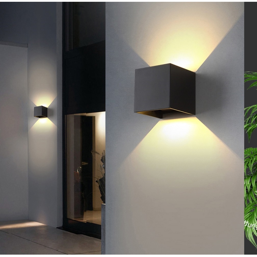 Immax 08510L - Aplique de parede exterior LED DICE LED/6W/230V 3000K IP65