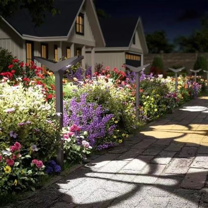 Lâmpada solar LED com sensor SUN BUTTERFLY LED/1,5W/3,7V 3000/6000K IP65 1500 mAh