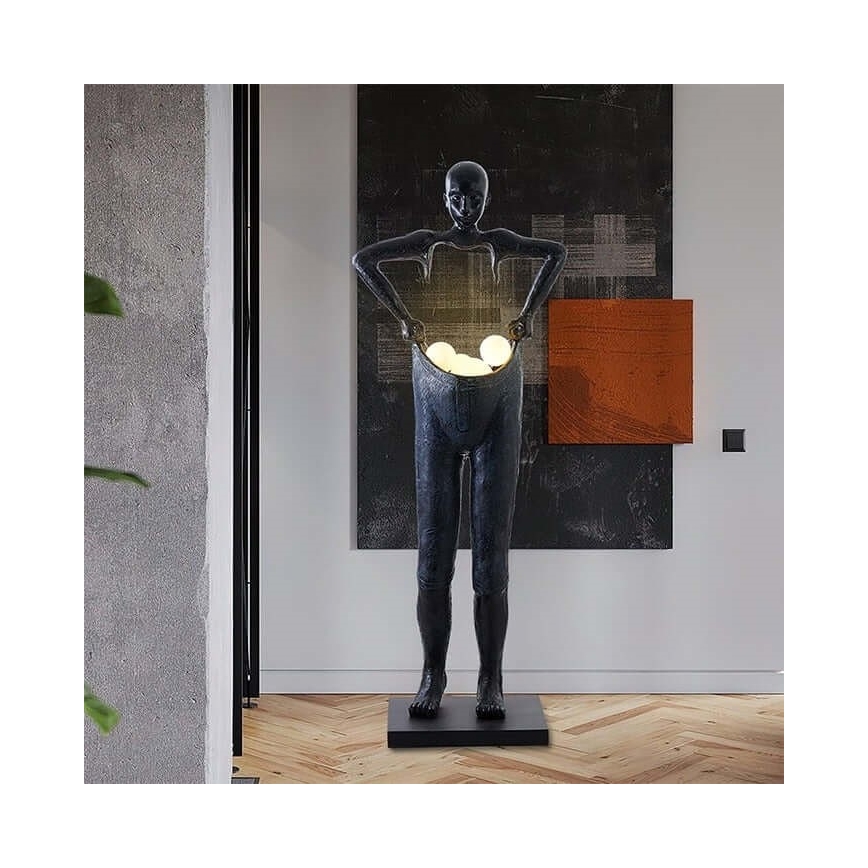 Candeeiro de pé SILUETTE 4xG9/10W/230V 185 cm Human Houdini