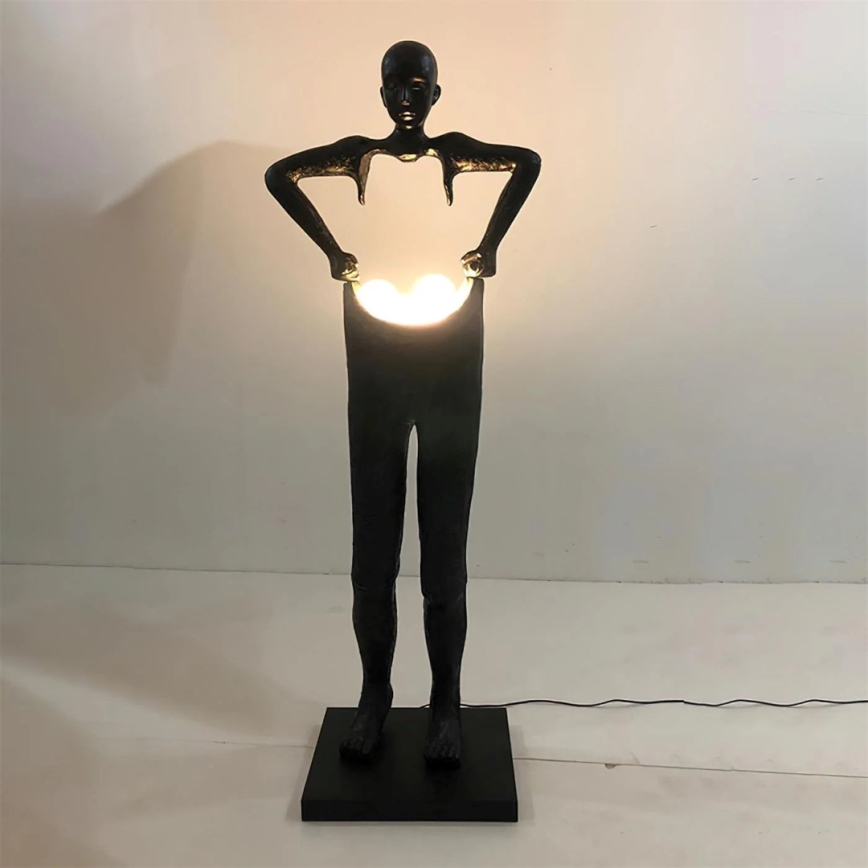 Candeeiro de pé SILUETTE 4xG9/10W/230V 185 cm Human Houdini