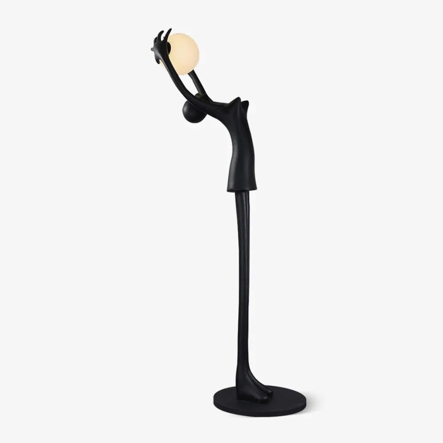 Candeeiro de pé SILUETTE 1xE27/25W/230V 210 cm Human Girl