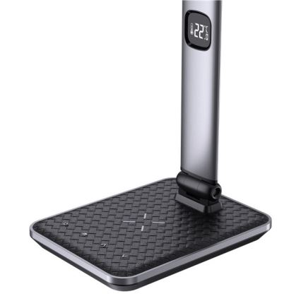 Candeeiro de mesa LED com regulação LED/8,5W/230V com carregamento sem fios