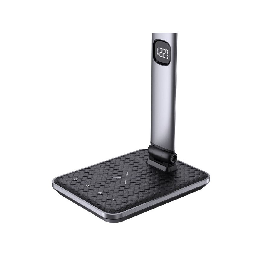 Candeeiro de mesa LED com regulação LED/8,5W/230V com carregamento sem fios