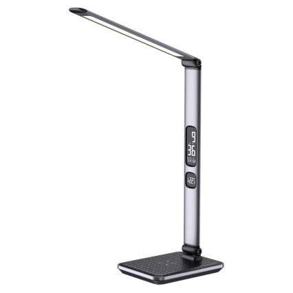 Candeeiro de mesa LED com regulação LED/8,5W/230V com carregamento sem fios