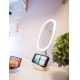 Espelho de cosmética LED regulável com carregamento sem fios LED/18W/230V