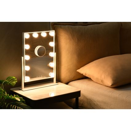 Immax 08984L - Espelho de maquilhagem LED regulável MUST HAVE LED/12W/230V