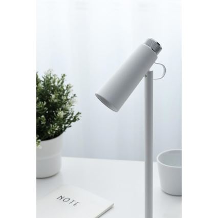 Candeeiro de mesa LED com regulação e carregamento sem fios TIT LED/12W/230V branco