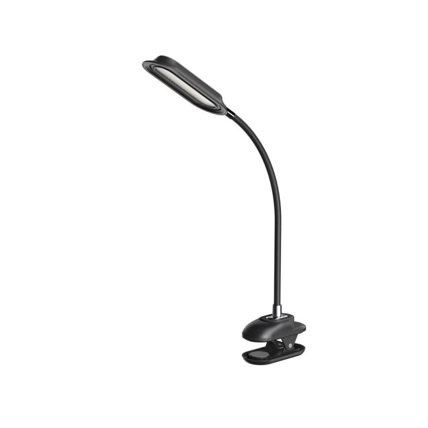 LED+CCT Lâmpada de mesa regulável com clipe CLIP LED/7,5W/230V 3000/4200/5000K preta