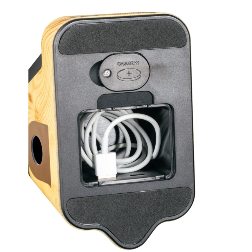 Lâmpada de mesa LED+CCT regulável com carregamento sem fios QI IDEAL LED/8W/230V 2700/4000/5000K bege