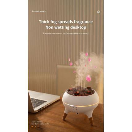 Immax 09104L - Difusor de aroma e umidificador de ar JELLYFISH LED/11W/5V