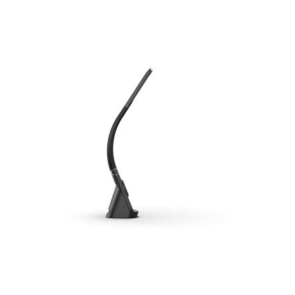 Lâmpada de mesa LED regulável com carregamento sem fios MAGIC LED/5W/230V preta