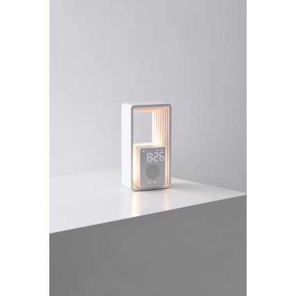 Lâmpada de mesa LED com despertador e carregamento CALM LED/3,5W/5V
