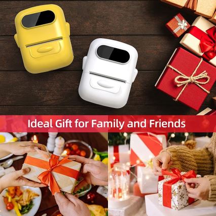 Impressora de etiquetas digital USB-C + 3x etiquetas autocolantes